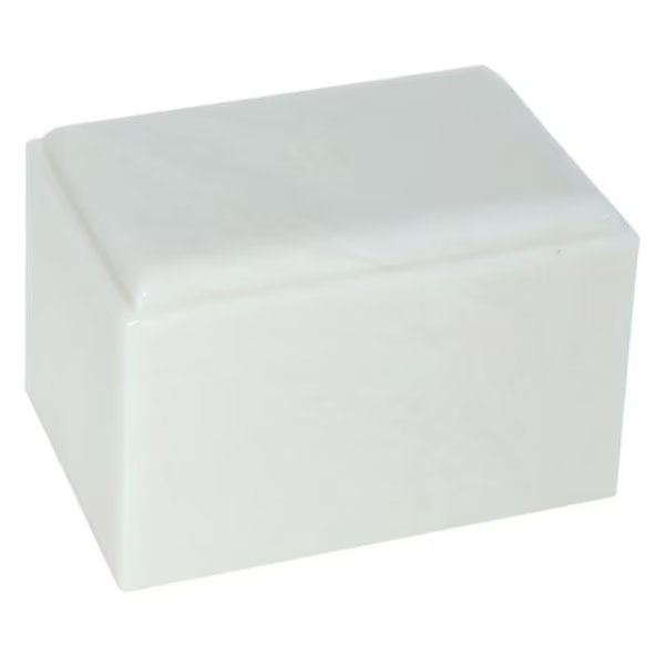 Taylor Urns 640AL Cultured Onyx Cremation Cirrus Adult Urn; Alabaster, Medm, Mfr#: 640AL